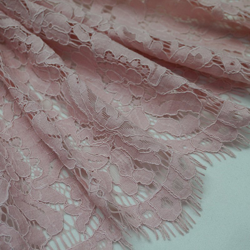 Placement Floral Eyelash Placement Lace Fabric for Women's Wear Wholes 19